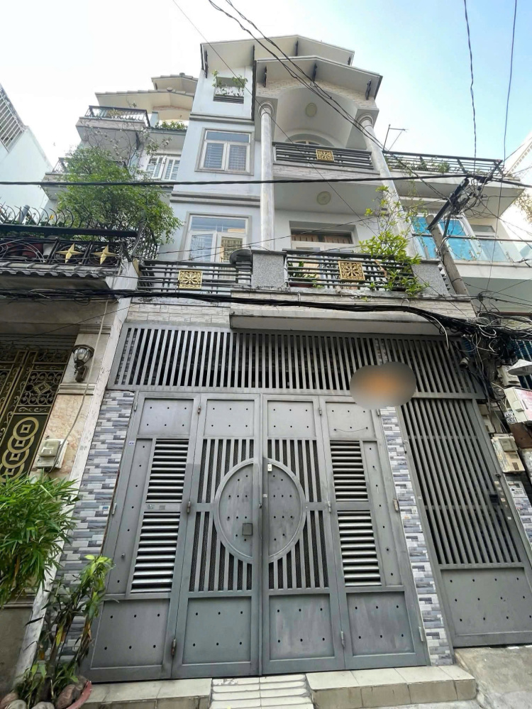 NHÀ 1/ ĐÚC 4 TẦNG - 5x16m - 10PN - HẺM THÔNG XE...