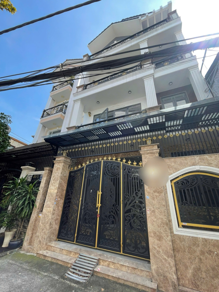 NHÀ SẴN KẾT CẤU 4 TẦNG - 7m x 17m - HẺM XE TẢI -...