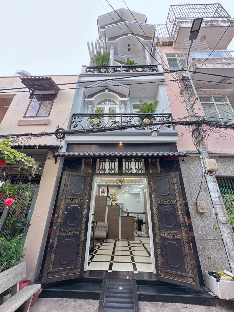 NHÀ 4 TẦNG QUẬN BÌNH TÂN - GÒ XOÀI - 40M2 - HẺM 6M THÔNG - CHỈ 5,97 TỶ