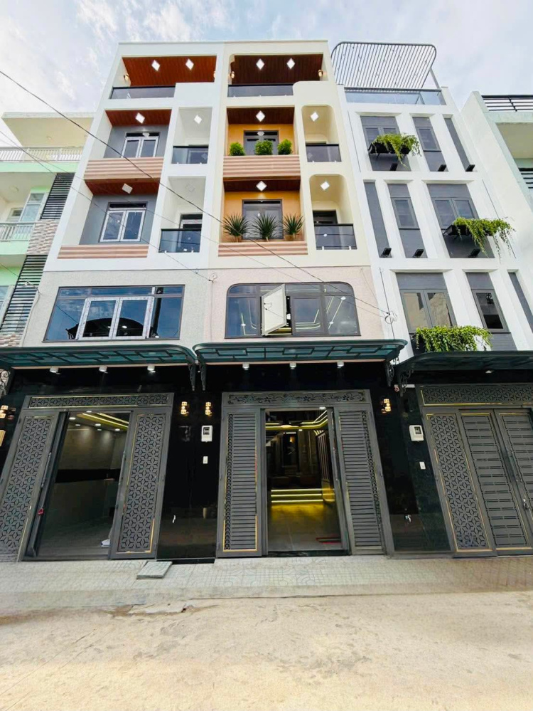 NHÀ MỚI 5 TẦNG, QUẬN BÌNH TÂN - HƯƠNG LỘ 2 - 4x13M - TẶNG NỘI THẤT - HẺM NHỰA 7M