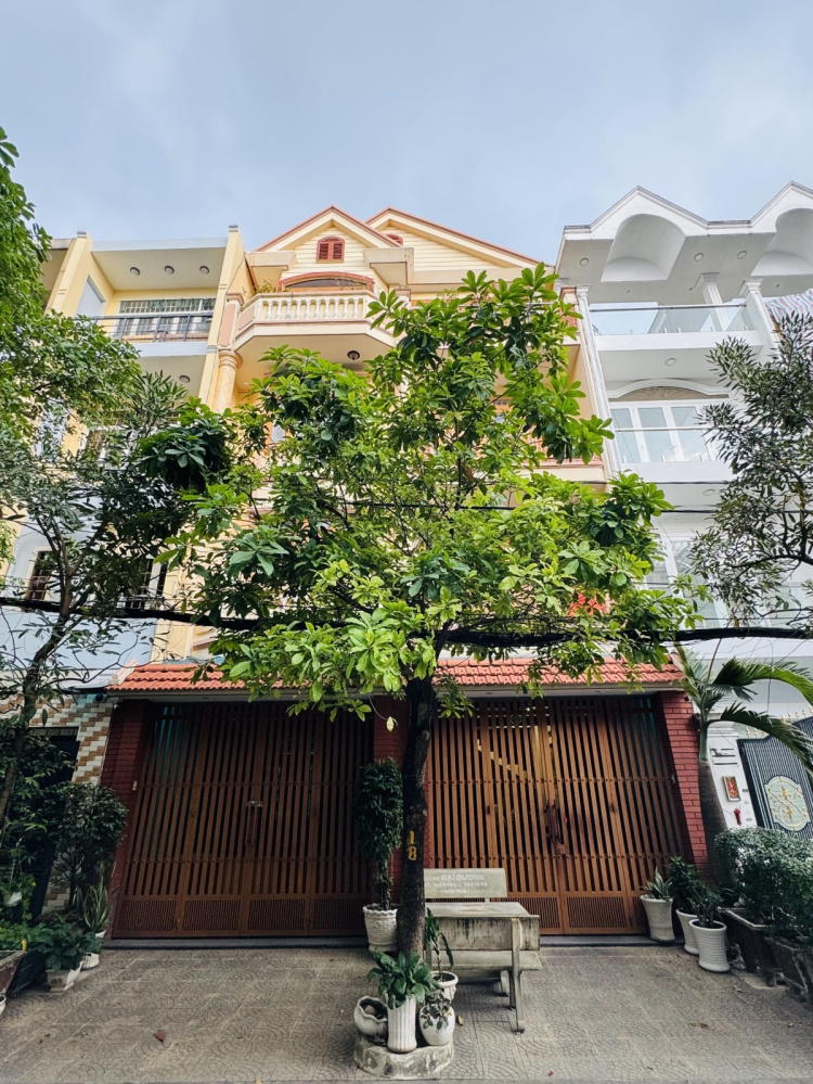 BIỆT THỰ 4 TẦNG - MẶT TIỀN KHU TÊN LỬA - 8x20M -...