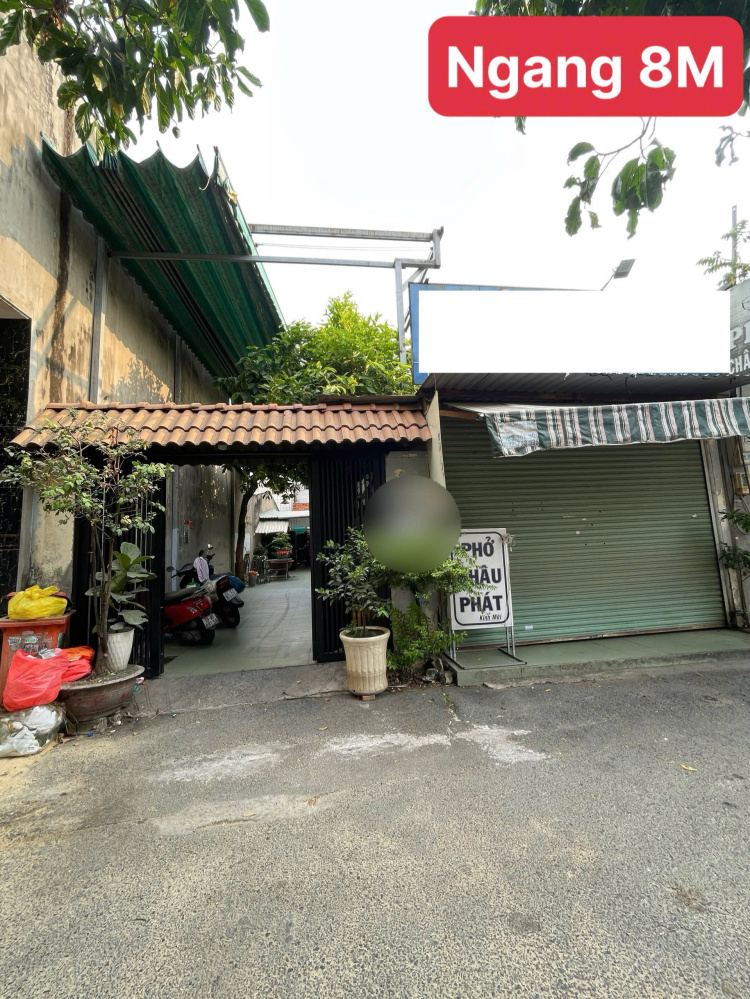 ĐẤT 1/ SẴN NHÀ CẤP 4 - NGAY CHỢ GÒ XOÀI - 8x24.5M...