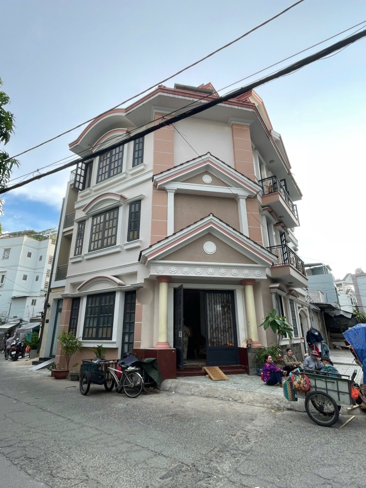 BIỆT THỰ GÓC 2MT - 4 TẦNG - 8x12M - KHU VIP THÔNG XE TẢI - GIÁP ÂU CƠ - TÂN BÌNH
