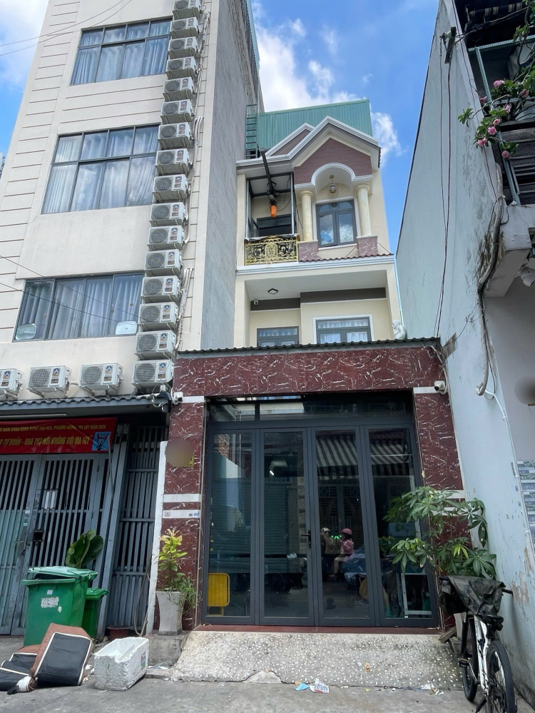 NHÀ 4 TẦNG NGAY CHỢ VẢI PHÚ THỌ HOÀ - 4,2x25M NH...