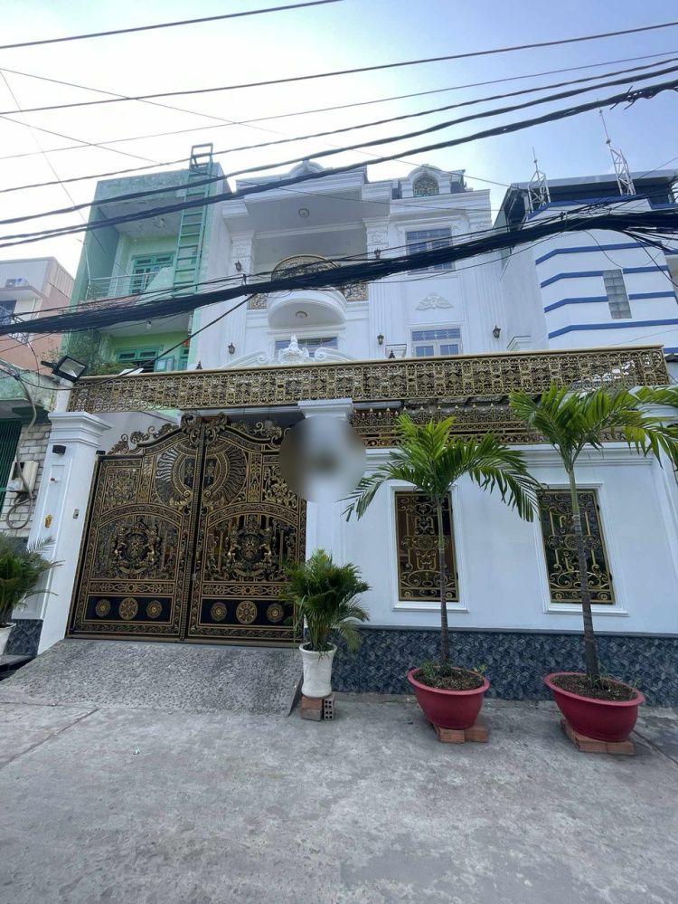 BIỆT THỰ 4 TẤM NGAY PHAN ANH - BỐN XÃ - 8x15M - 5PN - HẺM THÔNG XE TẢI