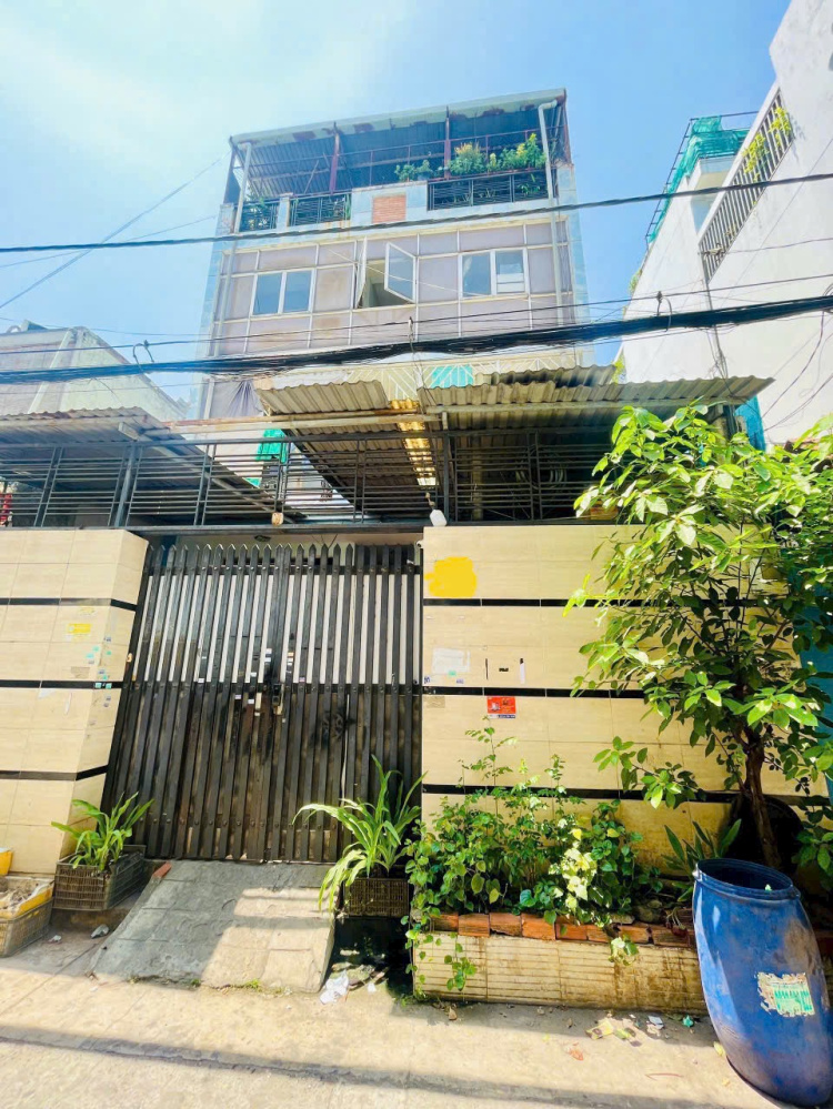 Nhà 4 Tầng 1/ Q.Bình Tân 8x15,5M - 20p - Thu nhập >30tr - Hẻm 6m xe tải - ngay chợ bốn xã